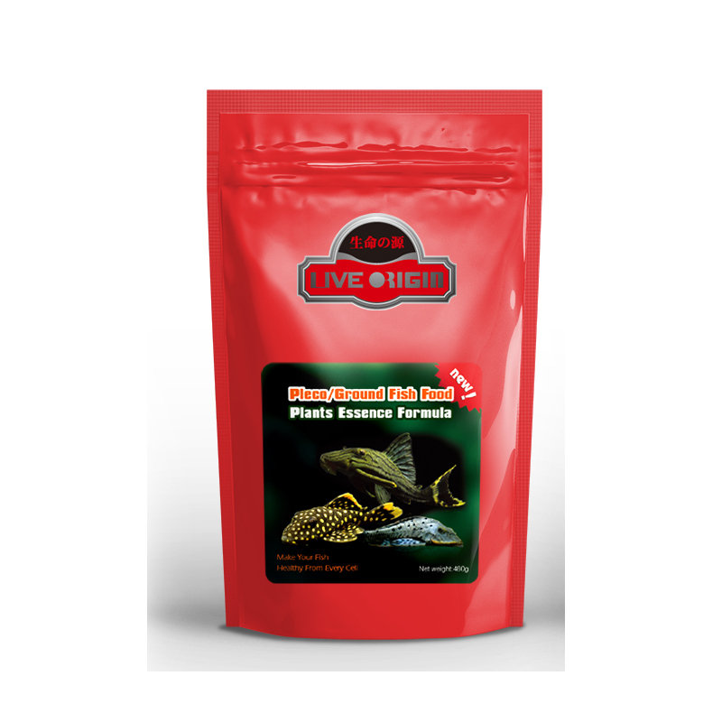 Live Origin Pleco/ Ground Fish Food（Plant Essence Formula） 480g